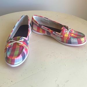 Sperry Women’s Plaid Top-Sider A/O Skimmer Size 7.5